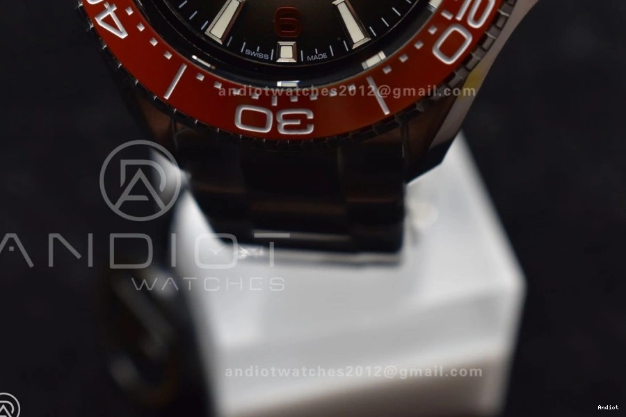 TF 1:1 Ceramic Ultra Deep SS Orange Bracelet Best Dial SS Seamaster 6000M Bezel Edition A on Gray UrbanStyle 1074 0710